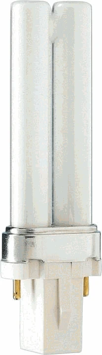 MASTER PL-S 2 Pin - Compact fluorescent lamp without integrated ballast - Power: 5 W - Energy Efficiency Class: G