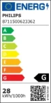 MASTER PL-C 4 Pin - Compact fluorescent lamp without integrated ballast - Power: 26 W - Energy Efficiency Class: G