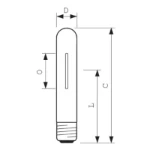 MASTER SON-T PIA Plus - High pressure sodium-vapour lamp - Power: 150.0 W - Energy Efficiency Class: F - Correlated Colour Temperature (Nom): 2000 K