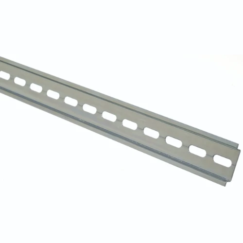 Slotted Top Hat Din Rail 35mm x 7.5mm, 0.5 metre