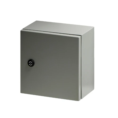 EUROPA Essentials IP66 powder coated steel enclosure 400mm x 400mm x 200mm