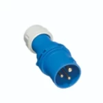 Europa IP44 Industrial plug 230V, 16A, 2 pole and earth
