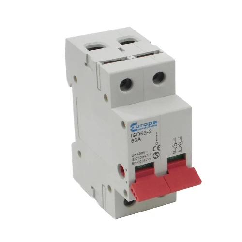 Mainswitch / Isolator 63A 2 Pole