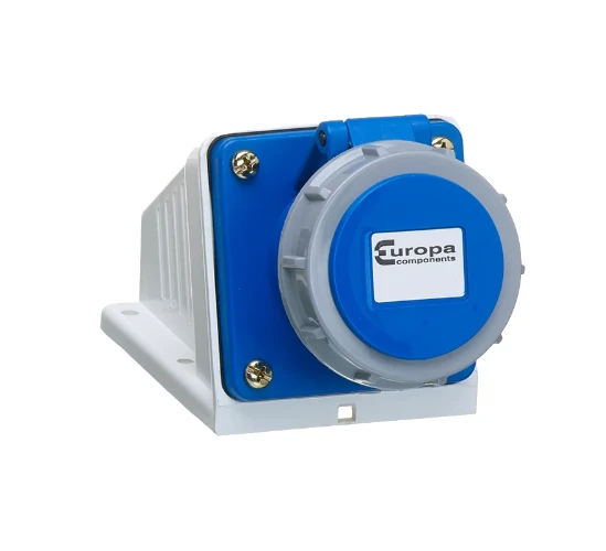 Europa IP67 Surface socket 230V, 16A, 2pole and earth