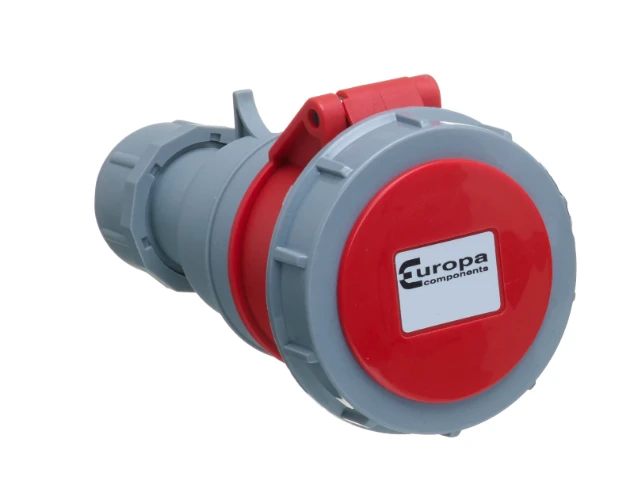 Europa IP67 In-line socket 415V, 63A, 3pole, neutral and earth