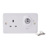 Schneider GET 1G Lockable 13A Socket Wh