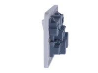 Schneider GET LISSE Twin Sckt Comb. 2xUSB SP 2.1 WH