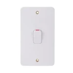 Schneider GET 2G 50A DP Switch with LED Indic. Wh