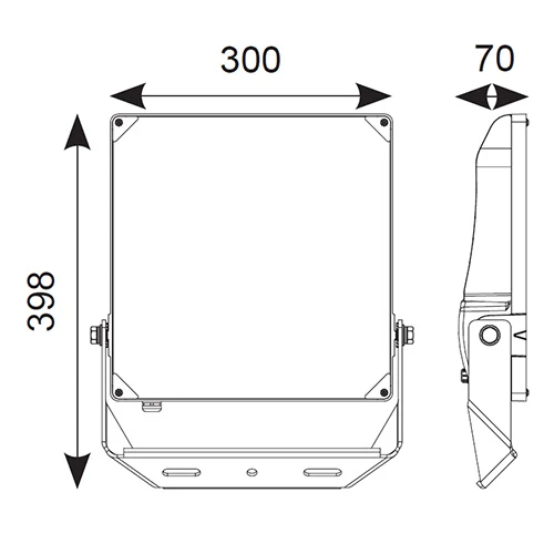 Aztec Symmetrical Floodlight 200W
