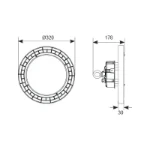 Ansell Z LED High Bay UFO 96W 4000K
