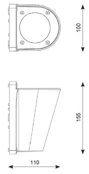 Dugas Up/Down Wall Light Graphite
