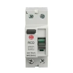 Wylex 40A 30mA DP Type A RCCB