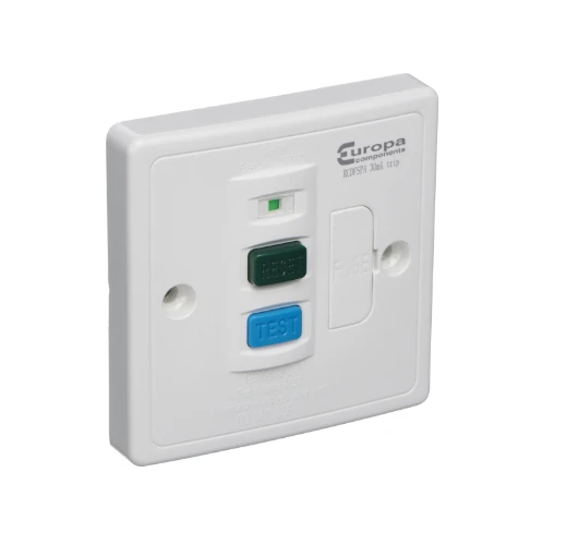 13A RCD Spur Outlet  13A, Single RCD Spur Outlet