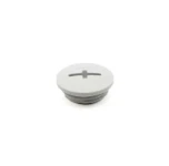 Wiska M20 Polyamide Threaded Stop End Light Grey