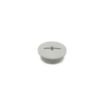 Wiska M25 Polyamide Threaded Stop End Light Grey