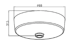 Ceiling Rose 3-plate