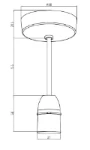 6" T2 BC Pendant Set - 3-Plate