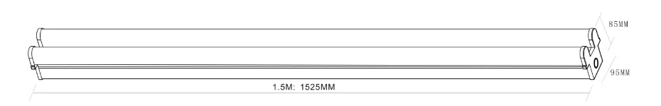 MLA 230V 80W LED Twin Batten 1525mm (5ft)  4000K High Lumen