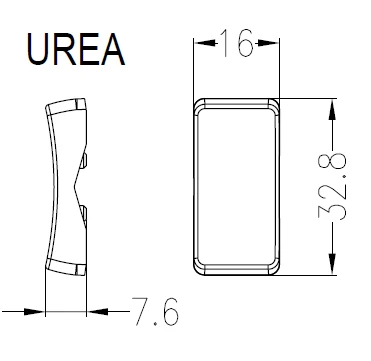 MLA Switch cover "marked DISHWASHER" - white