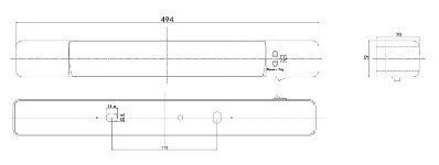230V 6W LED Shaver Light with Dual Voltage Socket