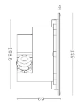 MLA 230V IP65 6W LED Stainless Steel Recessed Ground Light 3000K
