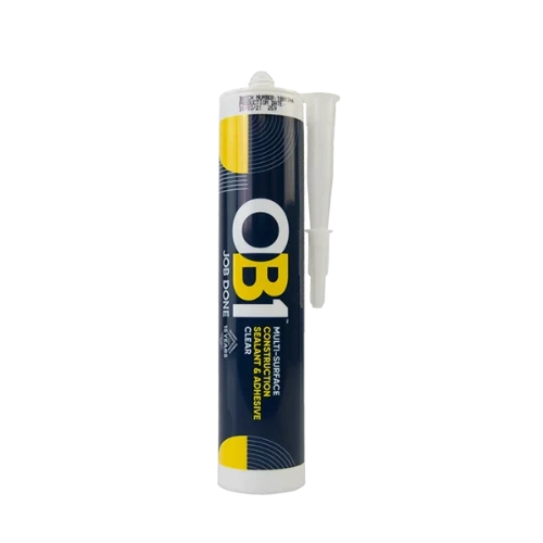 Qcrimp OB1 Multi-Surface Construction Sealant & Adhesive - Clear 290ml Cartridge
