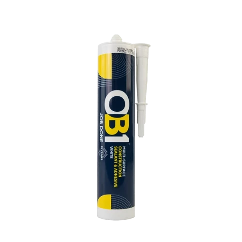 Qcrimp OB1 Multi-Surface Construction Sealant & Adhesive - White 290ml Cartridge