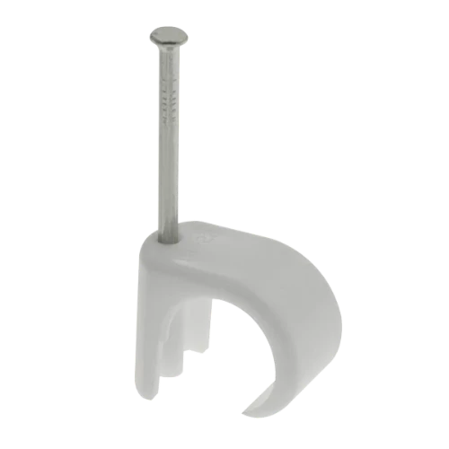Unicrimp Qcrimp White Cable Clips for 5-7mm Round Cable