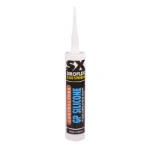 Qcrimp General Purpose Silicone Adhesives Contractors - Clear 300ml Cartridge