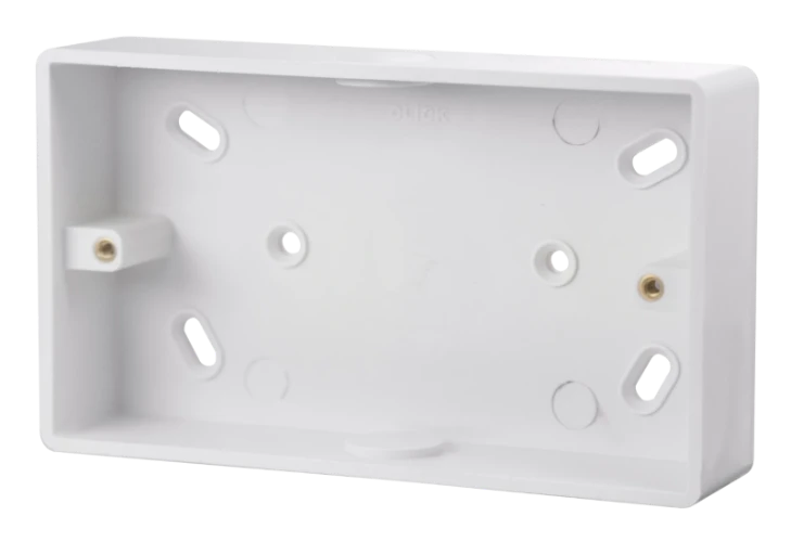 2 Gang Conduit Pattress Box 29mm