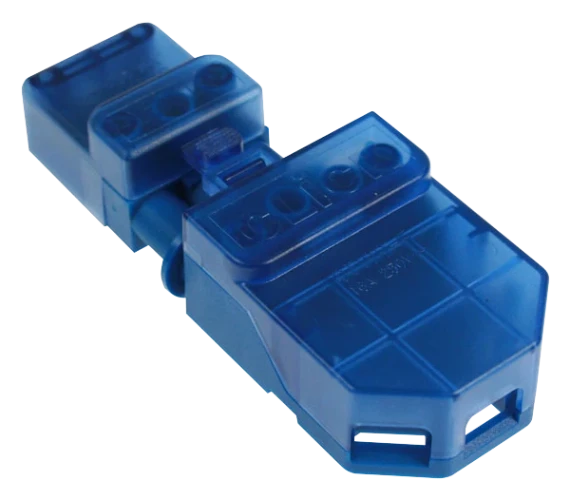 FLOW Blue 250V~ 20A 3 Pole Complete Connector