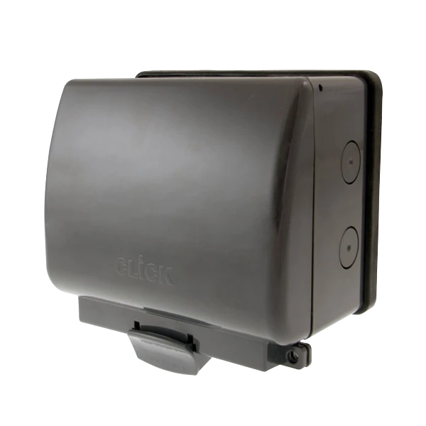 2 Gang DP Waterproof Switched Socket Unit IP66