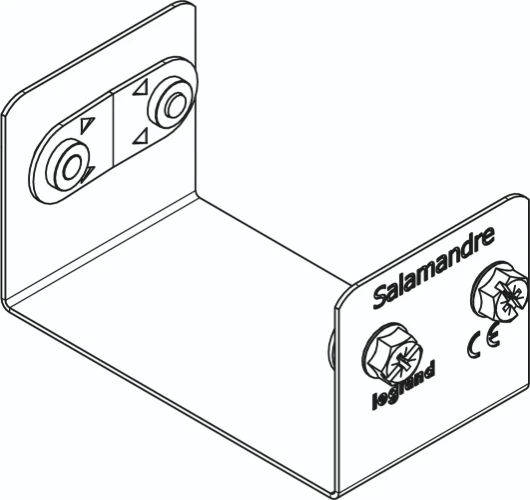 Salamandre Pre-Galvanised Steel Distribution Trunking Coupler 75mm x 75mm