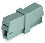 Wago WAGO 2 conductor through Lighting connector, push-button on both sides, grey