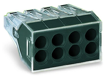 WAGO 8 Way 2.5mm Push Wire Connector (Pack of 50)