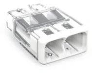 Wago WAGO Compact 2-Conductors Splicing Connector White (Pack of 120)