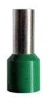 Deligo Cord End Terminal German 16.0 x 12.0mm Green (Pack of 100)