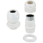 Deligo Glands Nylon IP68 25mm (9-16) White (Pack of 10)