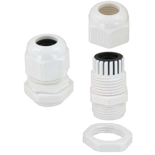Deligo Glands Nylon IP68 25mm (9-16) White (Pack of 10)