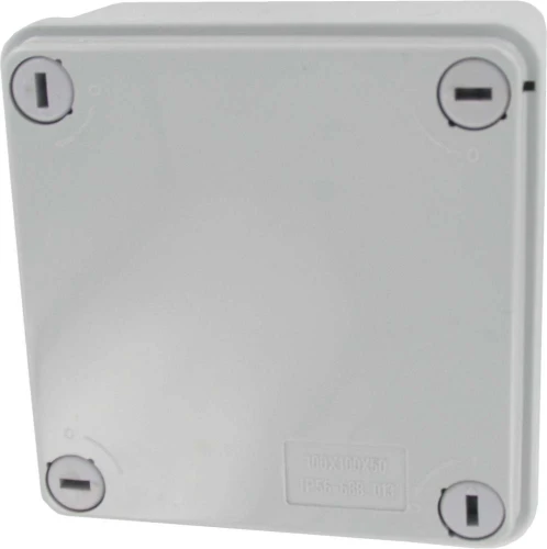 Deligo Junction Box Square without Grommets IP56 100 x 100 x 50mm