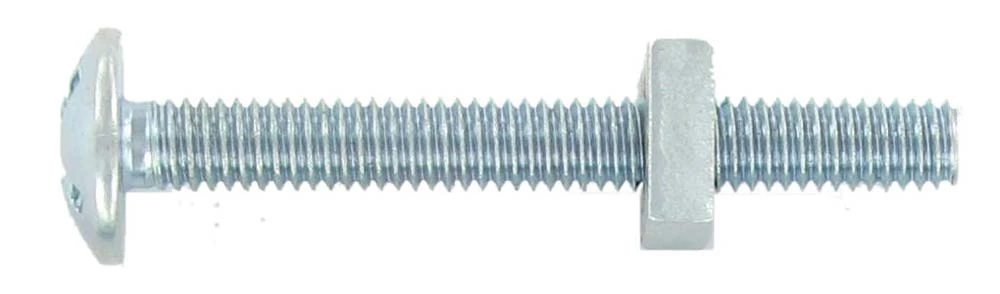 Deligo Roofing Nut & Bolt BZP M6 x 20 (Pack of 200)