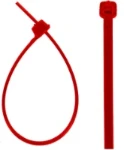 Deligo Cable Ties Nylon 4.5 x 300mm Red (Pack of 100)