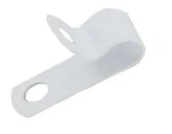 Deligo Pyro Cable Clips LSF 9mm White (Pack of 50)