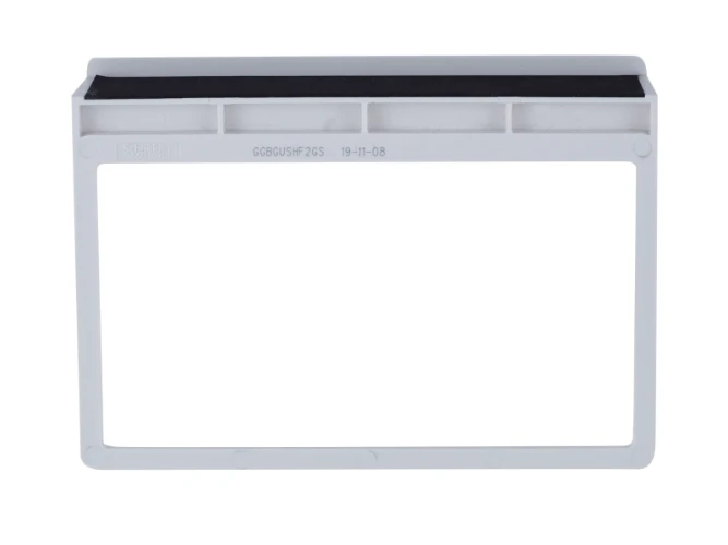 Schneider GET Ultimate Shelf Frame for 2 gang sockets - White