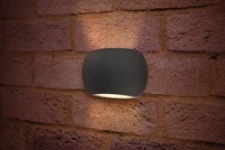 Integral Lighting Integral LED Outdoor Decorative Wall Light Luxstone IP54 320Lm 8.5W 3000K Up/Down Light Dark Grey