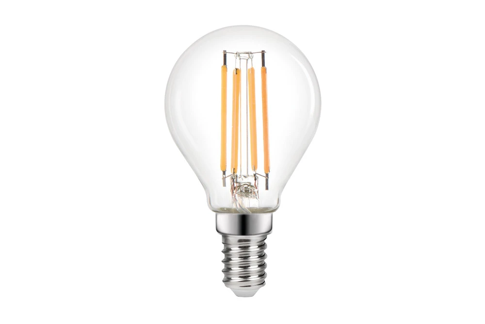 Integral LED Omni Filament Golf Ball Bulb E14 470Lm 3.4W 2700K Dimmable 300 Beam Clear