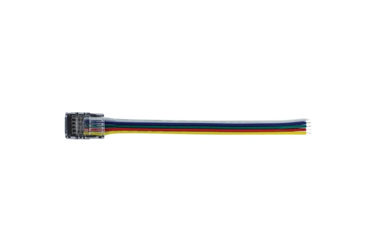 Integral Lighting Integral LED Connector To 150mm Wire 5Pack For IP33/IP20 12mm Width RGBW Strip (Max Connected Strip Is 70W At 24V)