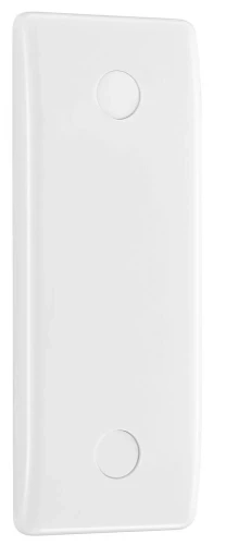 BG Nexus Series White Moulded Single Architrave Blank Plate