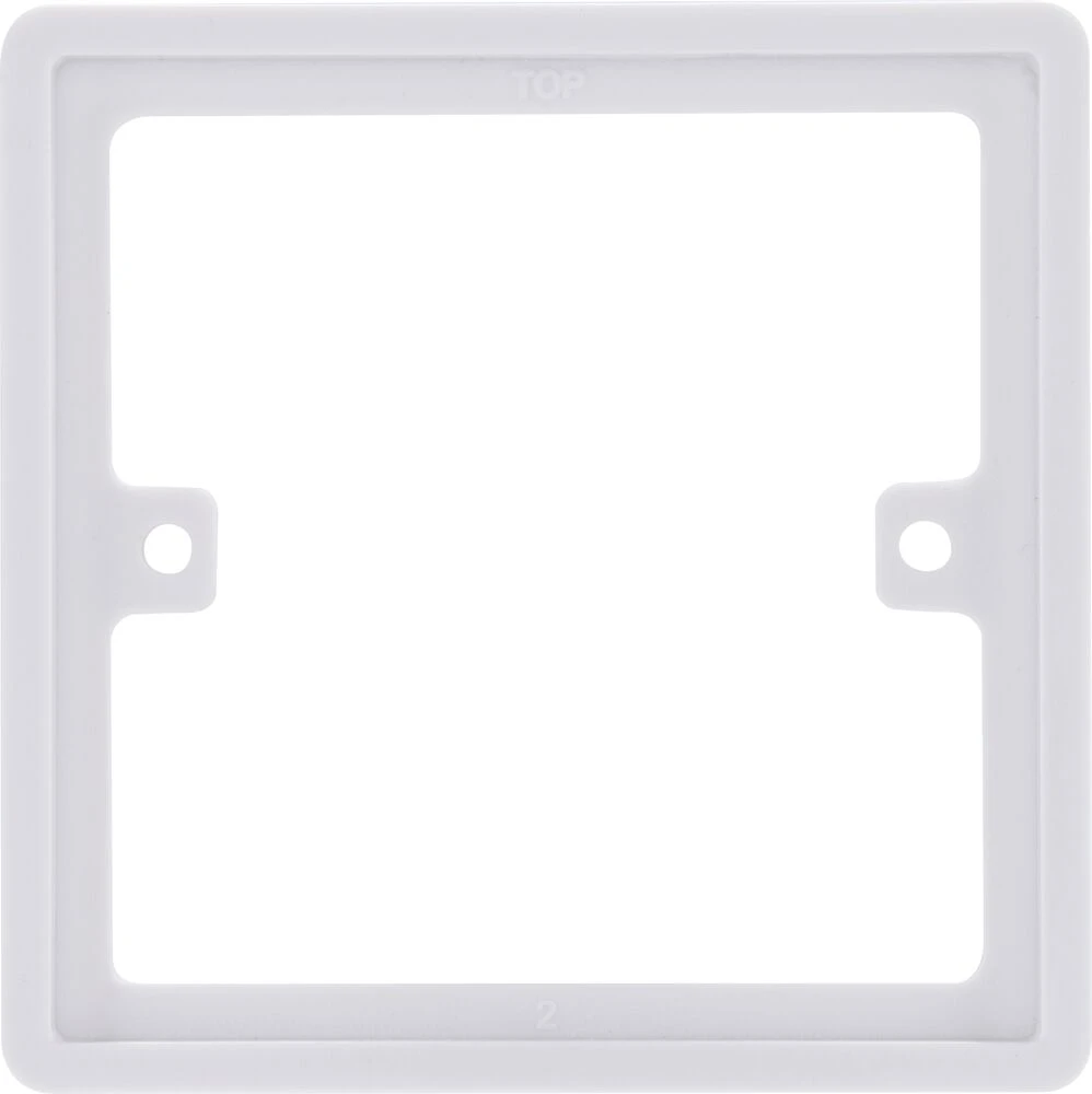 BG Nexus Series White Moulded Single 10mm Square spacer