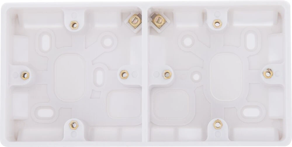 BG Nexus Series White Moulded Dual Surface Box 37mm
